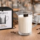 Ver imagem 5 de Leiteira Soho 290ml L Hermitage Jarra de Vidro Pequena para Leite Café Chá Cozinha Mesa Posta