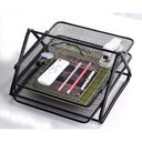 Ver imagem 2 de Organizador Documento Bandeja Dupla Escritorio Trabalho Mesa Suporte Home Office Papel Arquivo