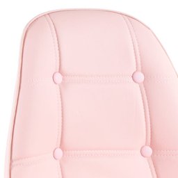 Cadeira Estofada Eames Botonê - Eiffel - Rosa - Madeira Clara - 4