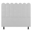 Ver imagem 2 de Cabeceira Cama Box Solteiro Lana 100cm Sintético Branco - Desk Design