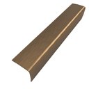 Ver imagem 1 de Perfil Cantoneira de Aço Inox 304, Marrom Escovado - 20 X 20 X 2000 Mm
