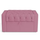 Ver imagem 2 de Cabeceira e Calçadeira Báu Solteiro Atena 90cm Capitonê Suede Rosa - Desk Design