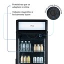Ver imagem 4 de Refrigerador Expositor Vertical Porta de Vidro Hq 225 Litros Preto Hq-225REVPVX
