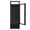 Ver imagem 2 de Refrigerador Expositor Vertical Porta de Vidro Hq 225 Litros Preto Hq-225REVPVX
