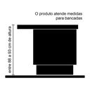 Ver imagem 2 de 2 Meia Banquetas Línea Madeira Envernizada C/ Aço Terracota