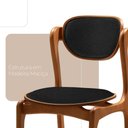 Ver imagem 4 de Conjunto com 2 Cadeiras de Jantar Solaris Soft Moderna Mobília