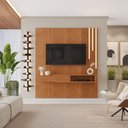 Ver imagem 3 de Painel para TV Ímperium Ripado 65" 182cm MDF com LED e Nicho Mavaular Móveis