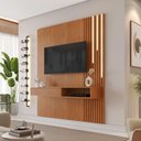 Ver imagem 4 de Painel para TV Ímperium Ripado 65" 182cm MDF com LED e Nicho Mavaular Móveis