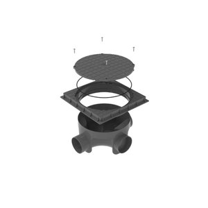 Caixa Inspecao e Passagem Esgoto 10 X 20 X 30cm - Krona