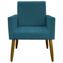Ver imagem 4 de Poltrona Decorativa Mari - Azul-marinho Suede