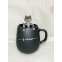 Ver imagem 6 de Conjunto Caneca Bojuda com Colher Gatinho Gratidão