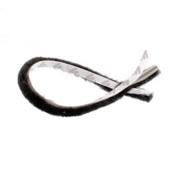 Veda fresta fita adesiva de vedação porta janela preta 7x7mm 5mts - 2