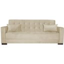 Ver imagem 7 de Sofá Cama 3 Lugares Jobim Linho Bege - ADJ Decor