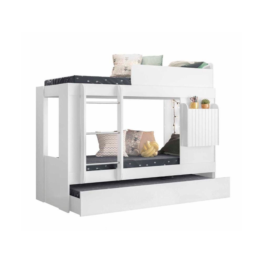 Treliche com Mesa Dobrável Sleep Albatroz Branco