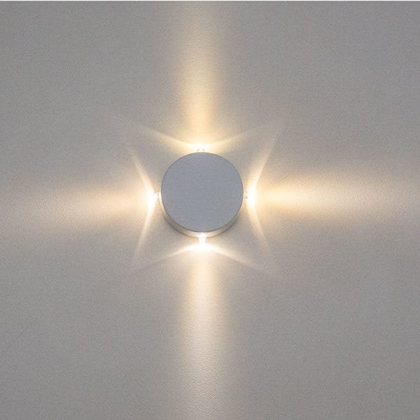 Balizador Arandela led mini star lindo efeito produto nacional 3000K ST4119 - 3