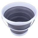 Ver imagem 2 de Balde Cazza em Plástico Cinza Dobrável 10l