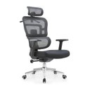 Ver imagem 2 de Cadeira de Escritório Presidente Tela Mesh Ergomax Giratória Cor Preto