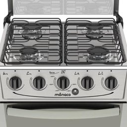 Fogão 4 Bocas Atlas Mônaco com Acendimento Automático Inox - 3
