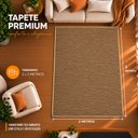 Ver imagem 4 de Tapete Sisal Art 1156 Sala Quarto Escritório Terracota:2,00x3,00