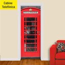 Ver imagem 1 de Adesivo de Porta Cabine Telefone Londres Arte Destaque M - 0,83 X 2,13 Metros
