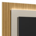 Ver imagem 6 de Painel para Tv Suspenso 70 Pol 200cm Real L06 Tauari/off White Fosco - Mpozenato
