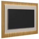 Ver imagem 1 de Painel para Tv Suspenso 70 Pol 200cm Real L06 Tauari/off White Fosco - Mpozenato