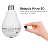 Câmera Lâmpada Alta Definição 360 Panoramica Espia Wifi Ip Seguraca Vr V380 (B13-Lv2)(888520) - 4