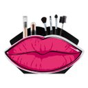 Ver imagem 1 de Organizador Porta Maquiagem Display Boca Rosa