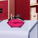Ver imagem 4 de Organizador Porta Maquiagem Display Boca Rosa