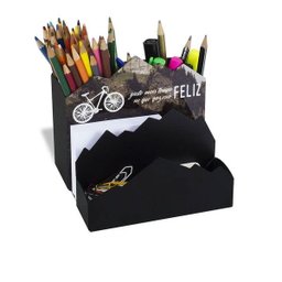 Organizador de Mesa Porta Lápis - Tempo Feliz - 2