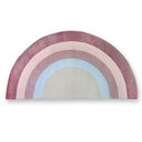 Ver imagem 2 de Tapete Quarto Infantil Formato Arco Íris Antiderrapante e Antialérgico