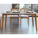 Ver imagem 7 de Mesa P/ Cozinha Monalisa C/ Tampo Madeirado Vidro 160x90cm Natural - Nesher