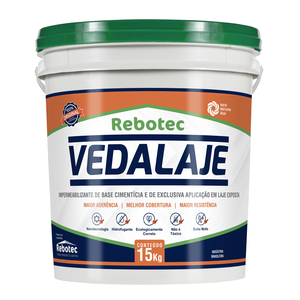 Vedalaje 15kg Impermeabilizante para Laje - Rebotec