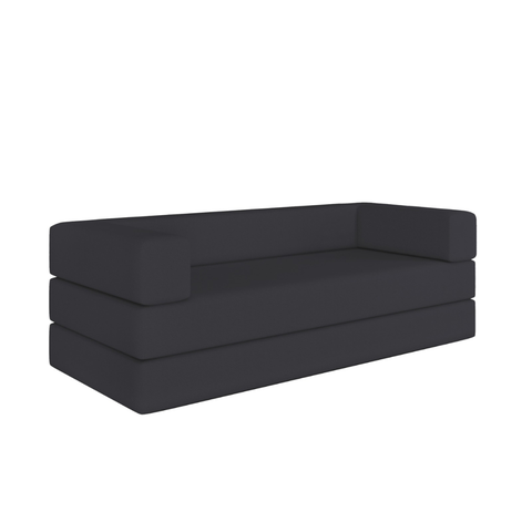 Puff Sofá Cama na Caixa 2 em 1 Move Desing Moderno Tecido Bouclê