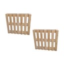 Ver imagem 2 de Cabeceira de Madeira Pallet para Cama de Casal