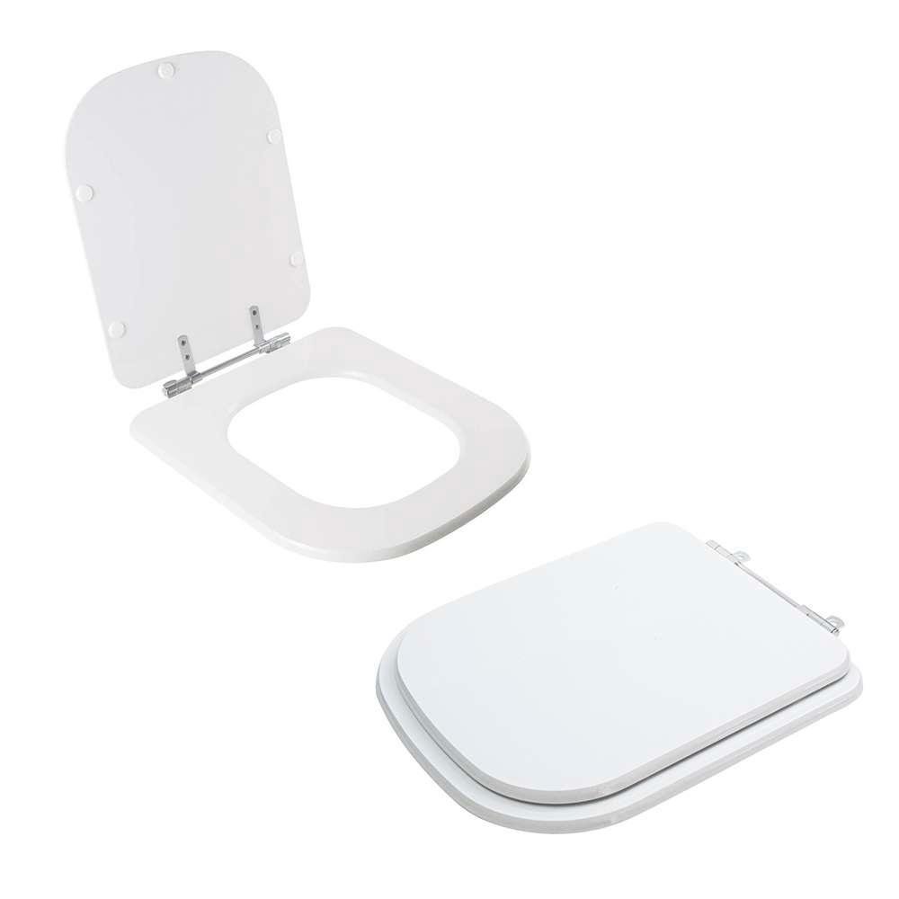 Assento Sanitário Tampa de Vaso Branco Resina Poliester El Misti para Bacia Icasa - 3