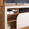 Home Estante 2 Portas em Mdp/mdf 160cm Tv até 65 Liosa Freijó/off White G73 - Gran Belo - 7