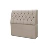 Cabeceira Baú de Cama Box Madeira Estofada King Size Madri:bege - 2