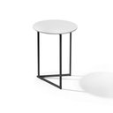 Ver imagem 1 de Mesa Lateral Decorativo Redonda Luxo Jade