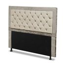 Ver imagem 1 de Cabeceira Casal King 195 Cm para Cama Box Berlim Camurça Marfim