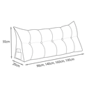 Ver imagem 6 de Almofada Decorativa Mel Casal 140cm Suede Azul Turquesa - Incasa Decor