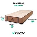 Ver imagem 4 de Colchão Solteiro Molas Ensacadas Madrid Antiácaro Vtech