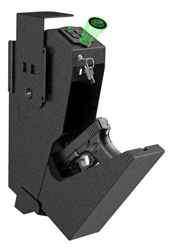 Cofre de Mesa Digital Biométrico para Pistola C/saque Rápido - 10