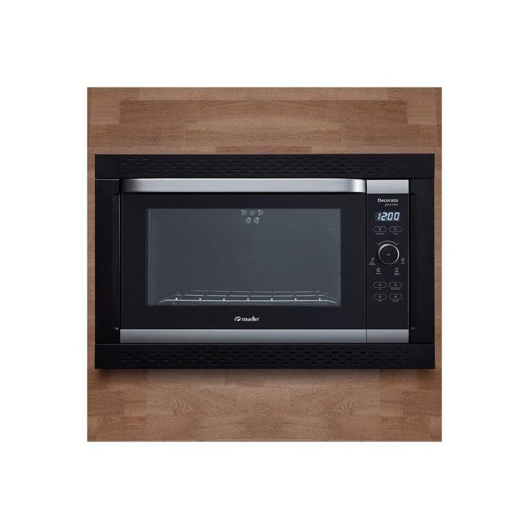 Forno Elétrico de Embutir Digital 44 Litros Mueller Decorato Gourmet Preto Forno Elétrico de Embutir Digital 44 Litros Mueller Decorato Gourmet Preto