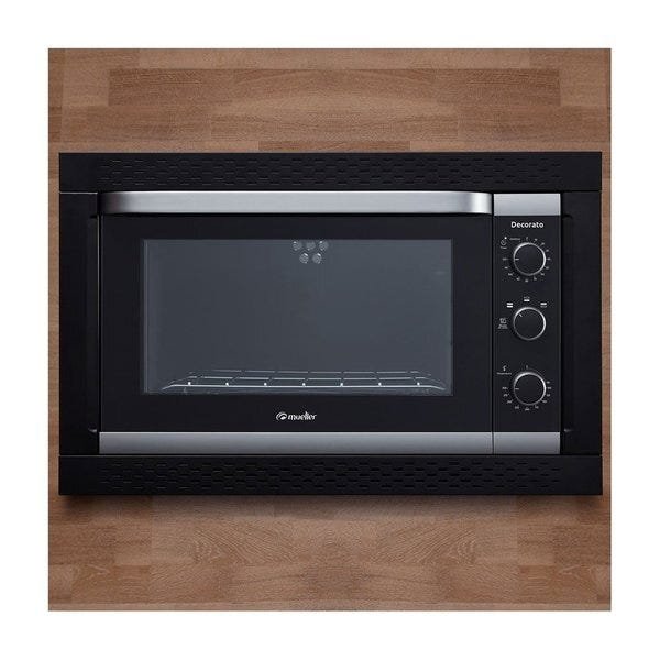 Forno Elétrico de Embutir 44 Litros Mueller Decorato Preto 110V