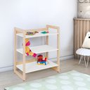 Ver imagem 1 de Estante Infantil Baixa para Livros e Brinquedos Diversos 64x75cm Colorê Branco
