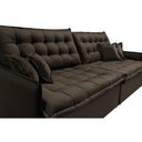 Ver imagem 4 de Sofá Sem Caixa Retrátil Reclinável 2,75m Cama inBox Versátil com Pillow Top e Molas Velusoft