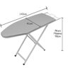Mesa/tábua de Passar Roupa Suprema Extra 3 Níveis de Ajuste Altura 41cm Largura com Suporte para - 2