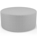Ver imagem 2 de Puff Redondo Orgânico para Living 90cm Lola W01 Bouclê Cinza - Lyam Decor