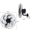 Ventilador Parede 50cm 110V 127V 220W Industrial Turbo Turbão 6 Pás Vitalex Op50Ap110 Preto - 3